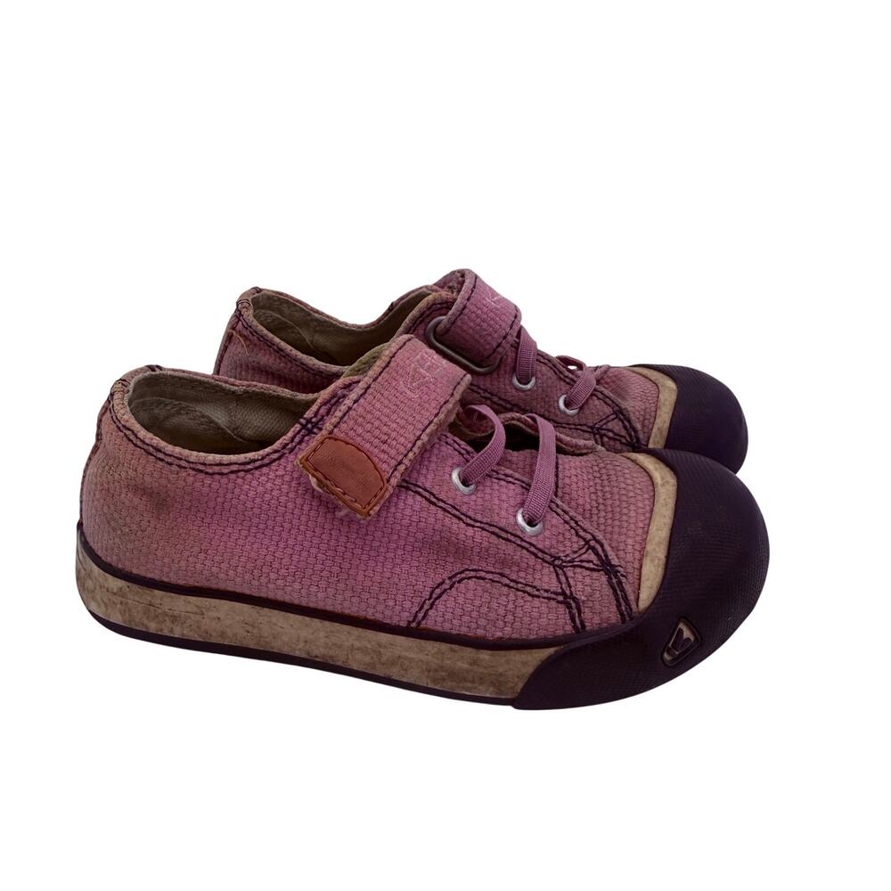 Keen Girls Pink Coronado Canvas Shoes Size 10